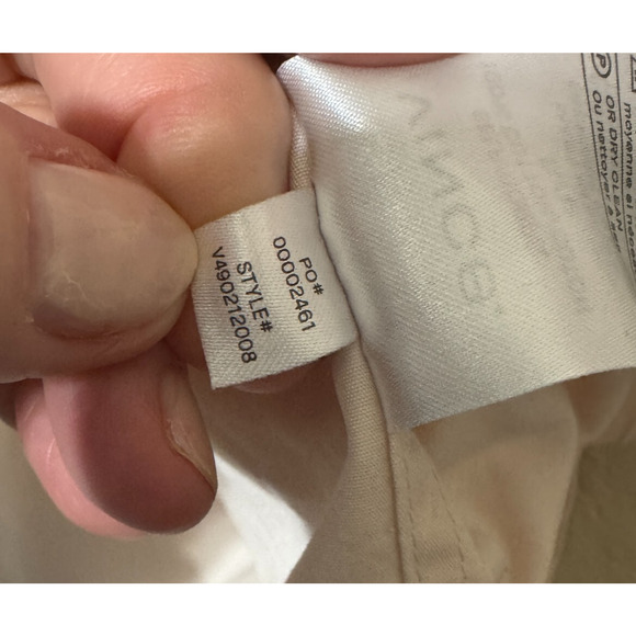 Vince Blush Pink Swing Front Pullover Blouse shirt popover Women's Small cotton - Picture 5 of 6